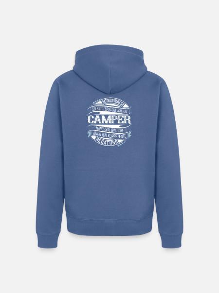 Camper - Unisex Premium Bio Zip Hoodie - Taubenblau