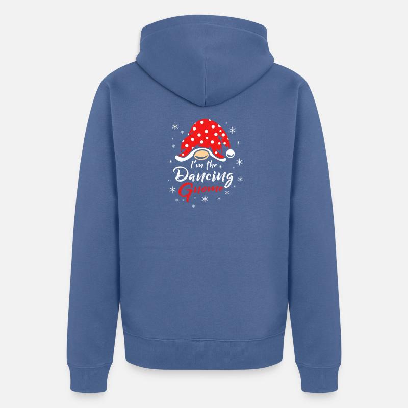 Danse des gnomes - Veste à capuche bio Premium Unisexe - bleu pigeon