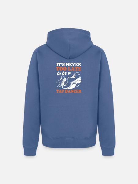 Tanzlehrer - Unisex Premium Bio Zip Hoodie - Taubenblau