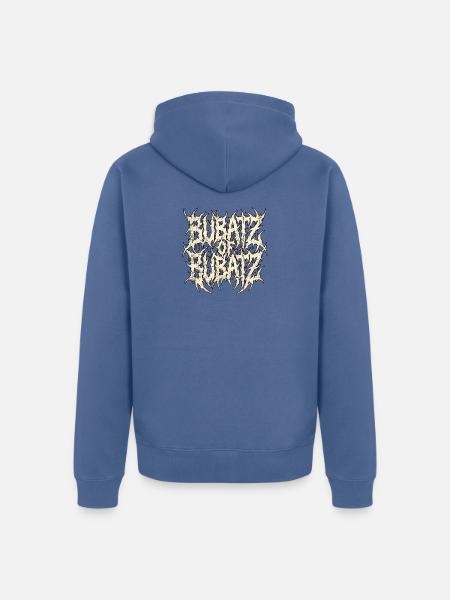 Heavy Metal Bubatz - Unisex Premium Bio Zip Hoodie - Taubenblau