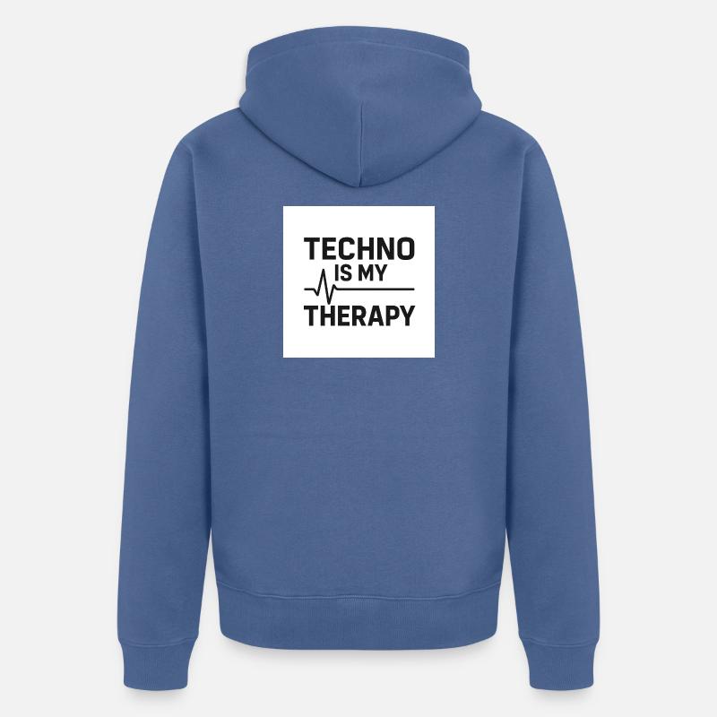 FFF2E098-3E0D-4F1A-841F-4C2C13A47547 - Unisex Premium Bio Zip Hoodie - Taubenblau