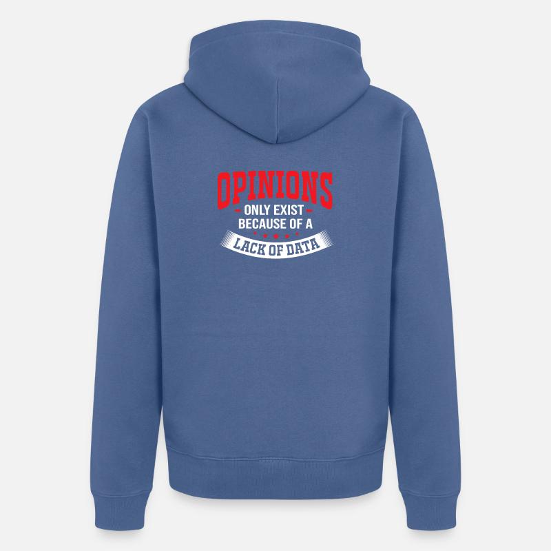 Codeur Programmeur GPT - Veste à capuche bio Premium Unisexe - bleu pigeon