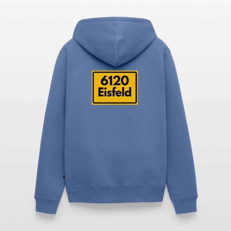 Old Zip Code 6120 Eisfeld | GDR Unisex Premium Organic Zip Hoodie