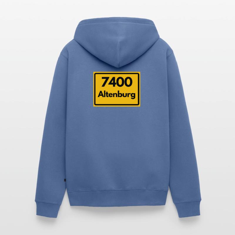 OLD POSTCODE POSTCODE RETRO 7400 ALTENBURG Unisex Premium Organic Zip Hoodie