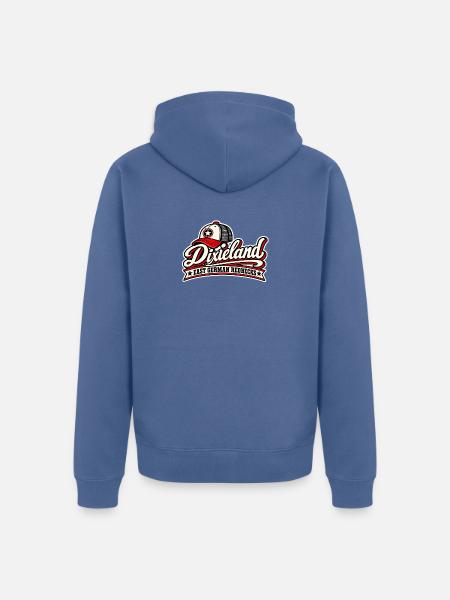 Pixelland Oststyle - Unisex Premium Bio Zip Hoodie - Taubenblau