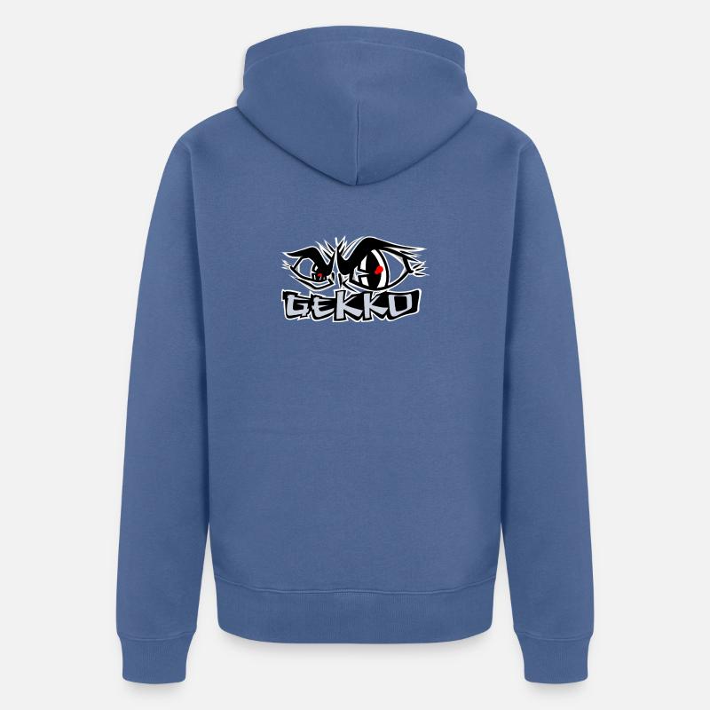 Sans peur - Veste à capuche bio Premium Unisexe - bleu pigeon