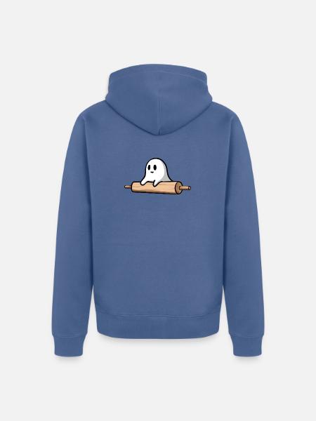 Sweet & Spooky Baking - Unisex Premium Bio Zip Hoodie - Taubenblau