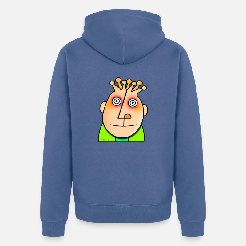 Vous sentez-vous parfois différent aussi ? - Veste à capuche bio Premium Unisexe - bleu pigeon
