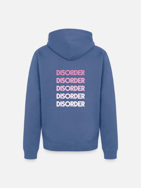 disorder - Unisex Premium Bio Zip Hoodie - Taubenblau