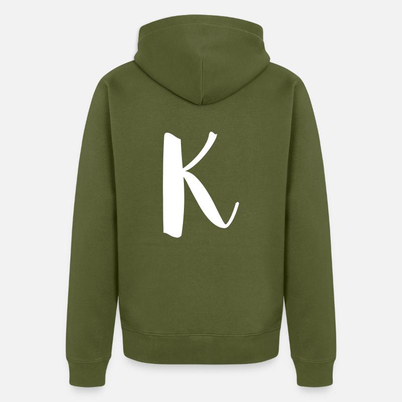 Point K - Veste à capuche bio Premium Unisexe - kaki
