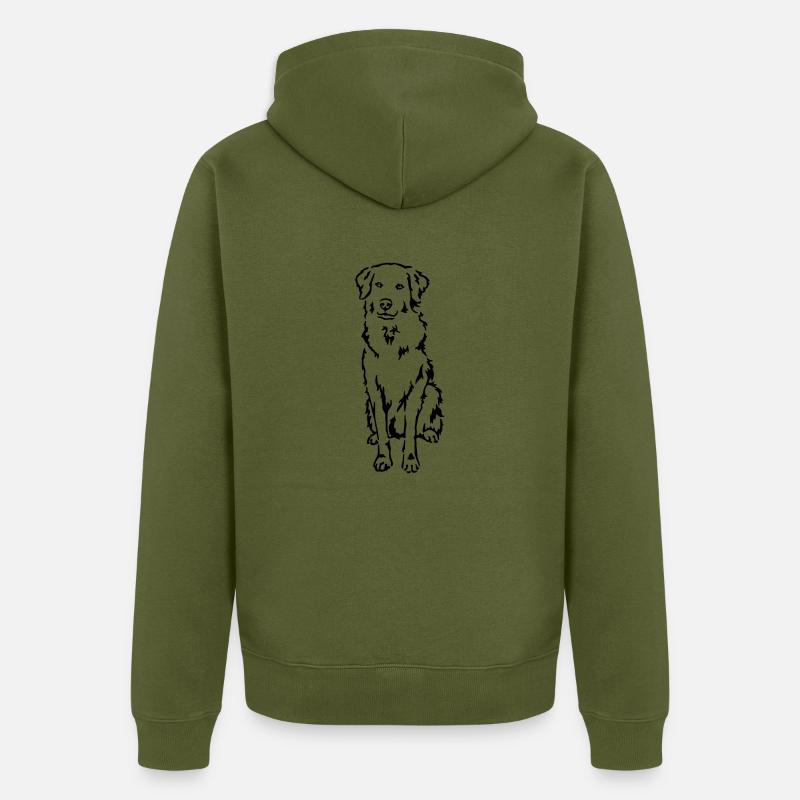 Maremmano - Veste à capuche bio Premium Unisexe - kaki