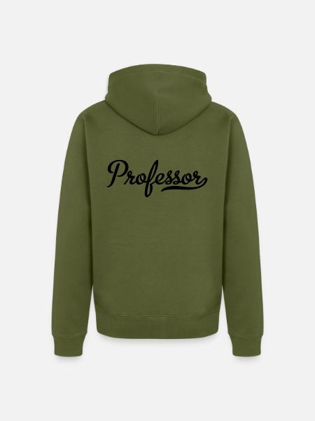 Professeur - Veste à capuche bio Premium Unisexe - kaki