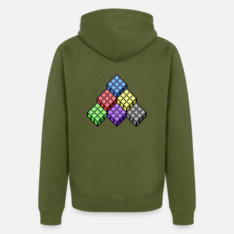 Iso - Veste à capuche bio Premium Unisexe - kaki