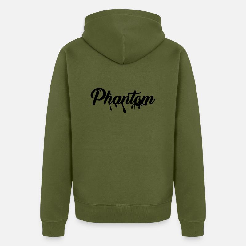 fantôme - Veste à capuche bio Premium Unisexe - kaki
