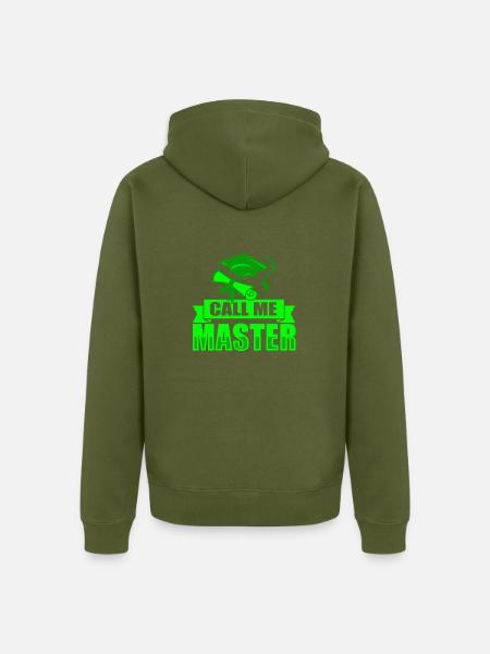 Universität - Unisex Premium Bio Zip Hoodie - Khaki