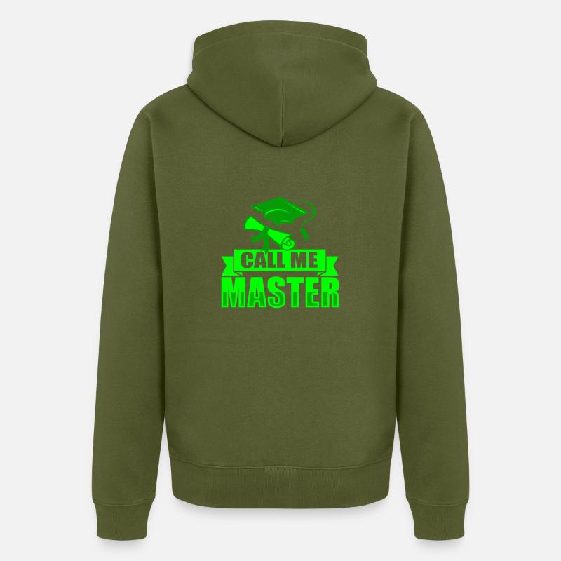 Université - Veste à capuche bio Premium Unisexe - kaki