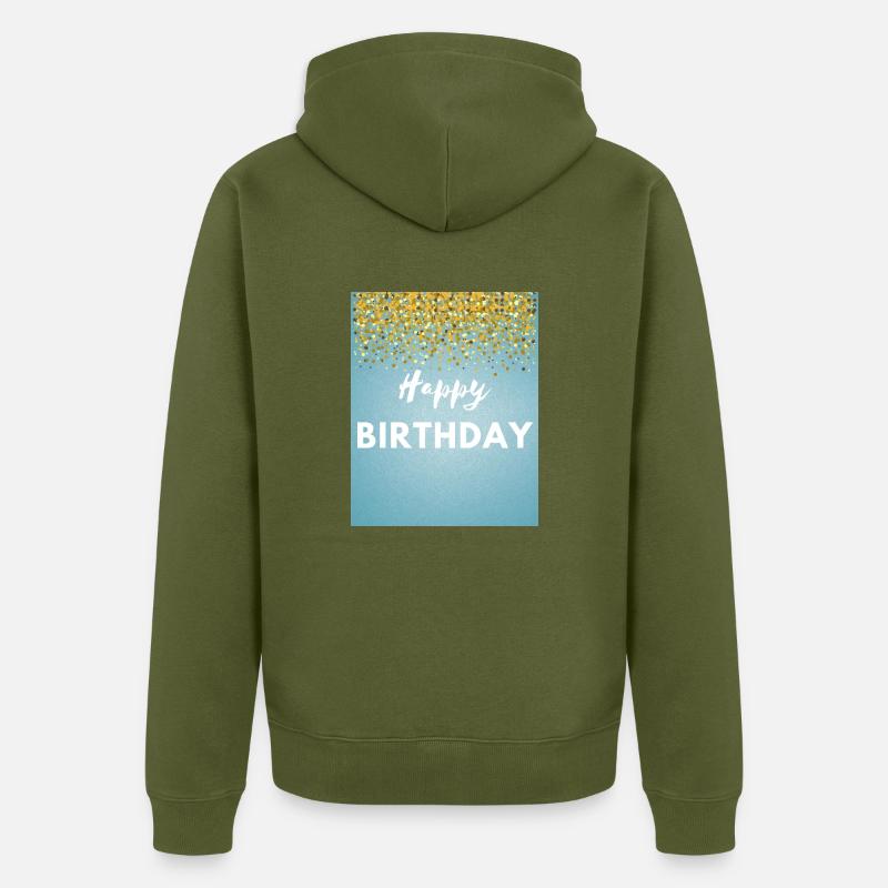 Bon anniversaire - Veste à capuche bio Premium Unisexe - kaki