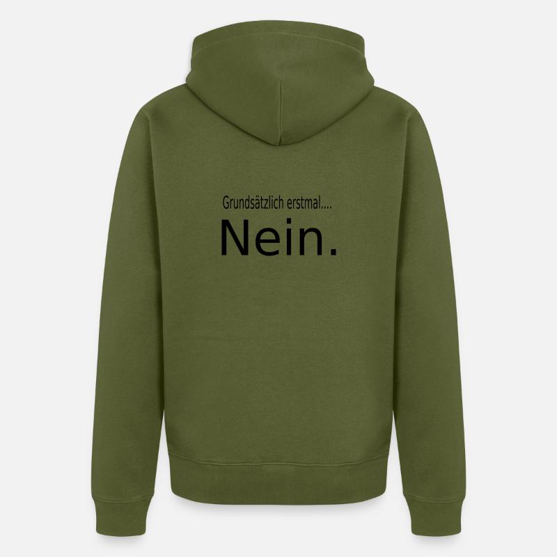 Non. - Veste à capuche bio Premium Unisexe - kaki