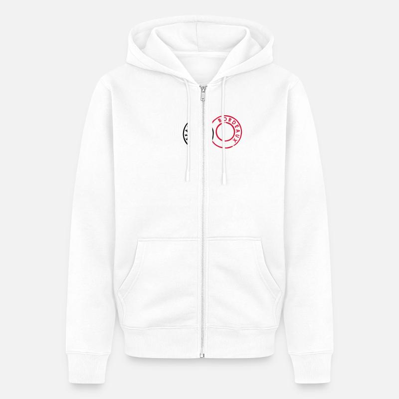 Stefanie Steffie Stephanie - Veste à capuche bio Premium Unisexe - blanc