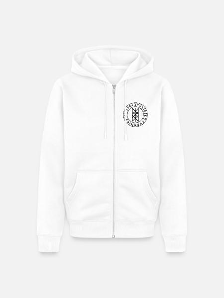 Wyrd Network - Unisex Premium Bio Zip Hoodie - Weiß