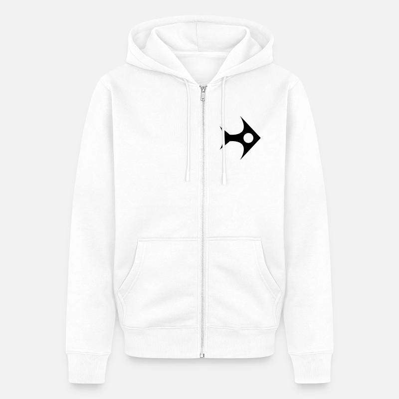 Grafish - Veste à capuche bio Premium Unisexe - blanc