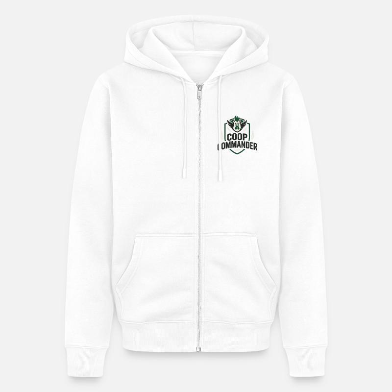 Huehnerhalter Experte - Unisex Premium Bio Zip Hoodie - Weiß