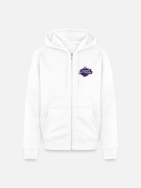 The Audacity of the Future 2025 - Unisex Premium Organic Zip Hoodie - white