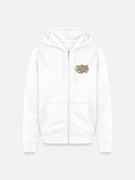 Coping Club - Unisex Premium Bio Zip Hoodie - Weiß