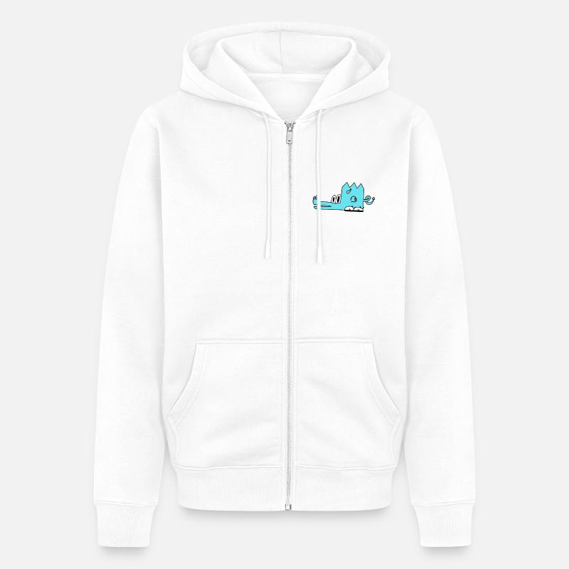 Cindor le dragon - Veste à capuche bio Premium Unisexe - blanc