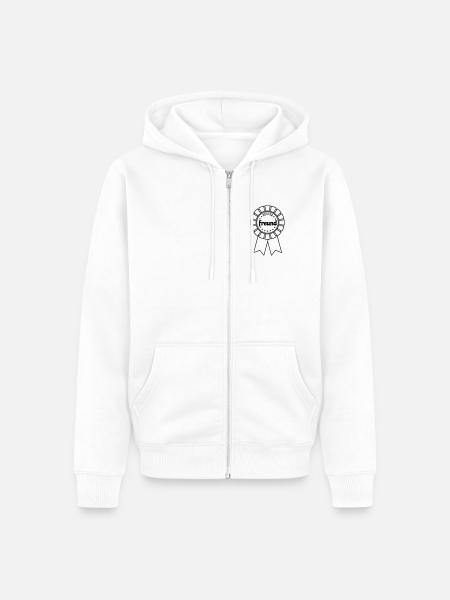 Bester Freund - Unisex Premium Bio Zip Hoodie - Weiß
