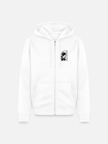 Bolonka - Unisex Premium Bio Zip Hoodie - Weiß