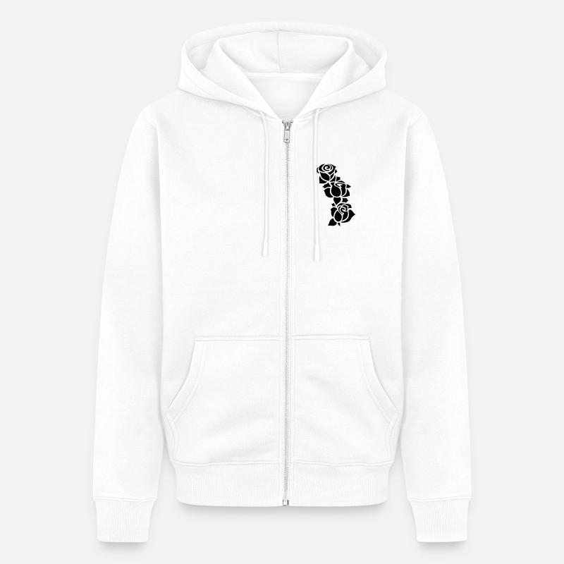 tatouage - Veste à capuche bio Premium Unisexe - blanc