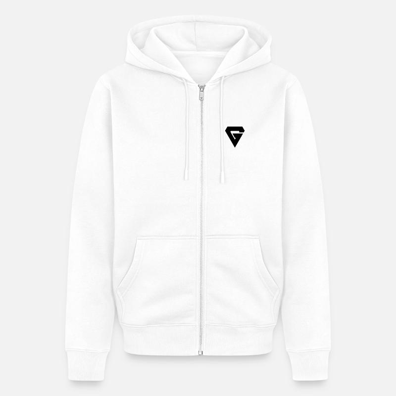G - Veste à capuche bio Premium Unisexe - blanc