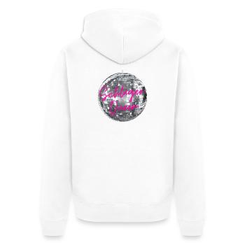 Schlager Queen - Veste à capuche bio Premium Unisexe - blanc - Dos - Thijin (182cm)