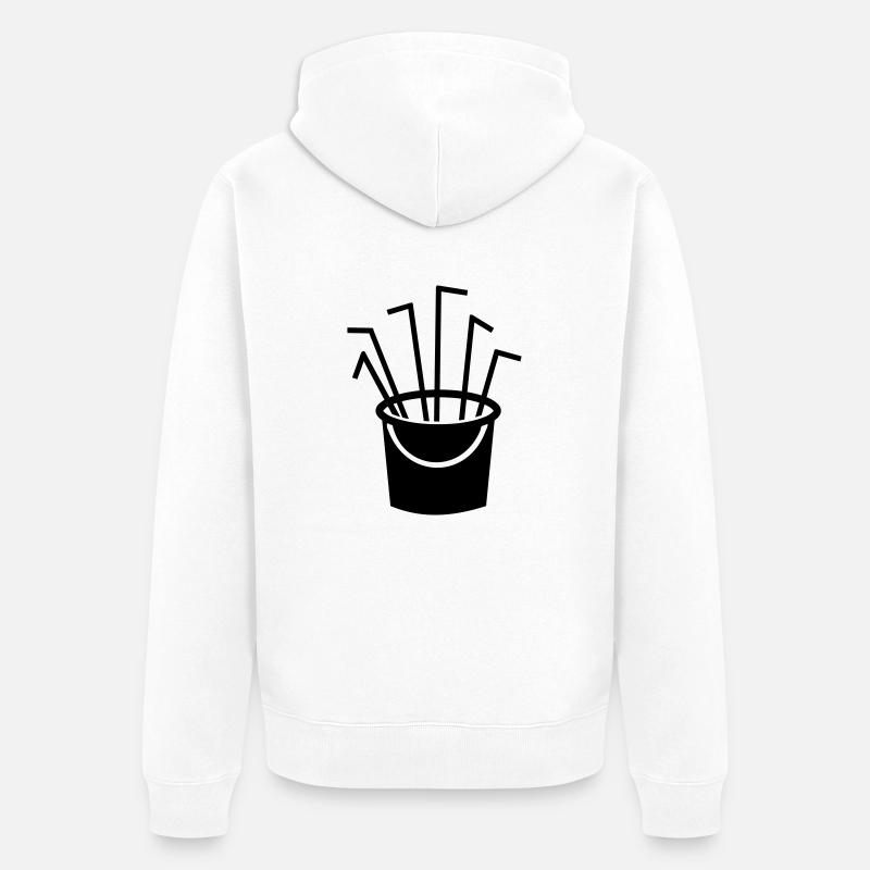 Alcool - Veste à capuche bio Premium Unisexe - blanc