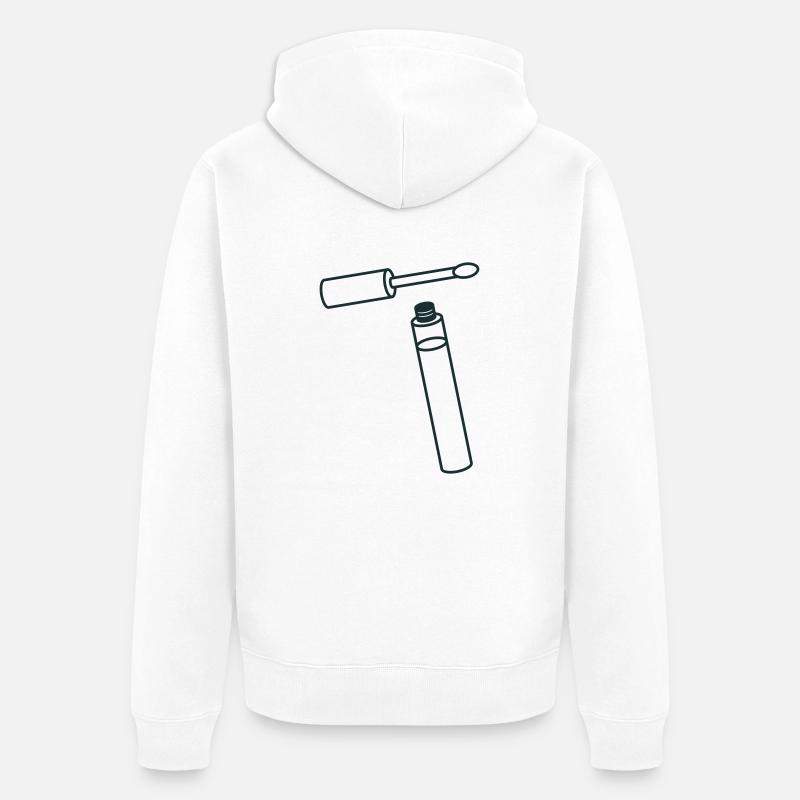gloss - Veste à capuche bio Premium Unisexe - blanc