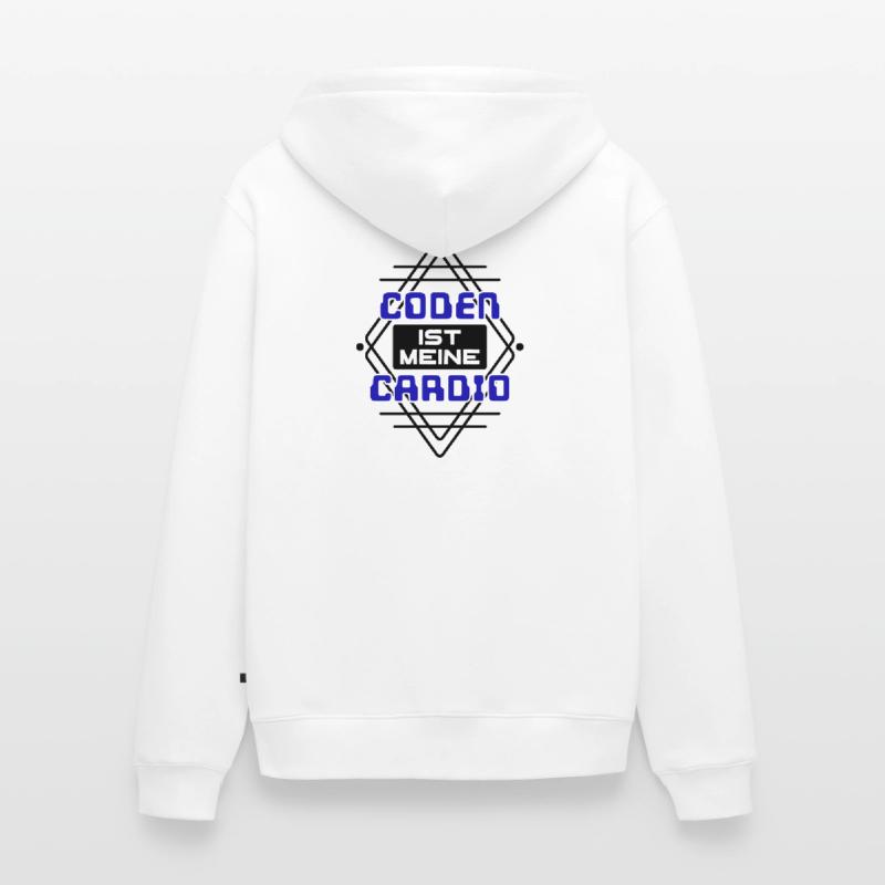 Software Developer Developer Cool Saying Coden Unisex Premium Organic Zip Hoodie