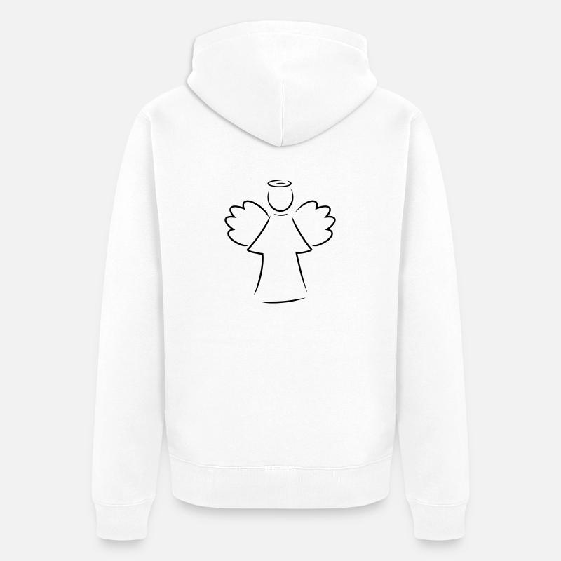 Engel2 - Veste à capuche bio Premium Unisexe - blanc