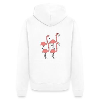Groupe Flamingo - Veste à capuche bio Premium Unisexe - blanc - Dos - Thijin (182cm)