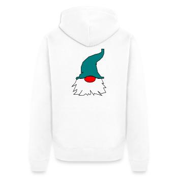 blauer_wichtel_21 - Veste à capuche bio Premium Unisexe - blanc - Dos - Thijin (182cm)
