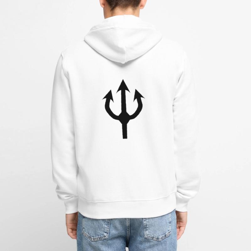 trident devil fork Unisex Premium Organic Zip Hoodie