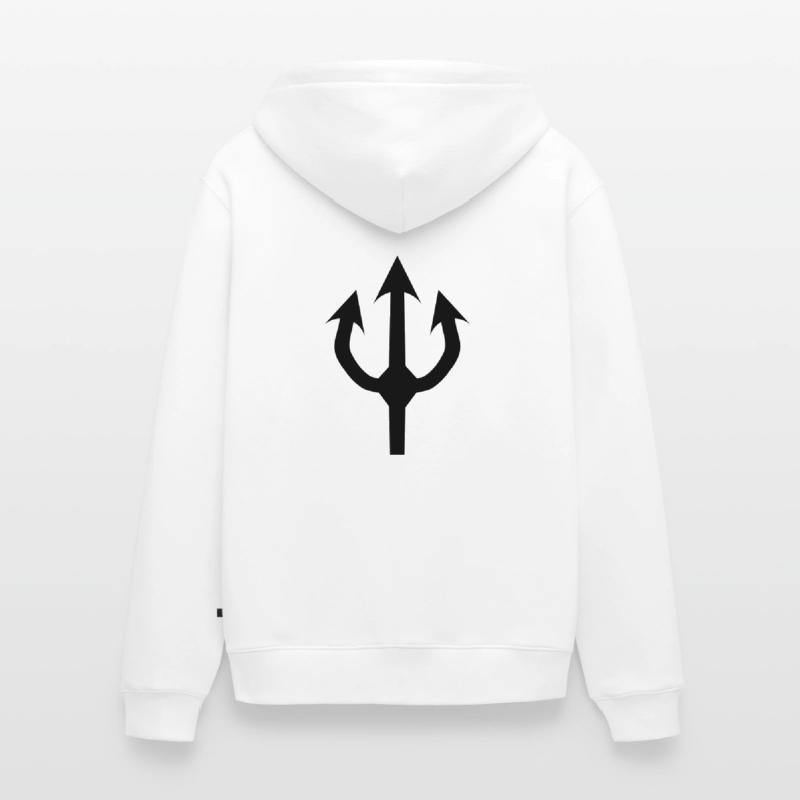 trident devil fork Unisex Premium Organic Zip Hoodie