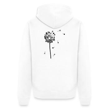 Bobbles ludiques - L'original par heavenlygoods - Veste à capuche bio Premium Unisexe - blanc - Dos - Thijin (182cm)