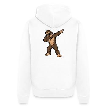 Bigfoot Dab Lunettes Soleil - Veste à capuche bio Premium Unisexe - blanc - Dos - Thijin (182cm)