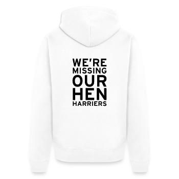 BAWC HHD Splat Design Kid - Unisex Premium Organic Zip Hoodie - white - Back - Thijin (182cm)
