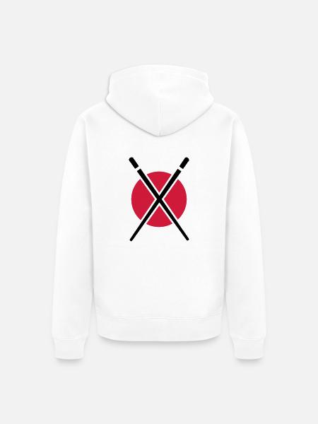 Japan - Unisex Premium Bio Zip Hoodie - Weiß