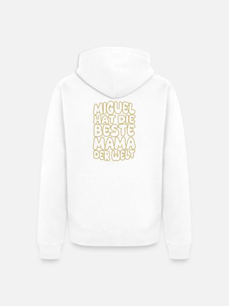 Mama Miguel - Unisex Premium Bio Zip Hoodie - Weiß