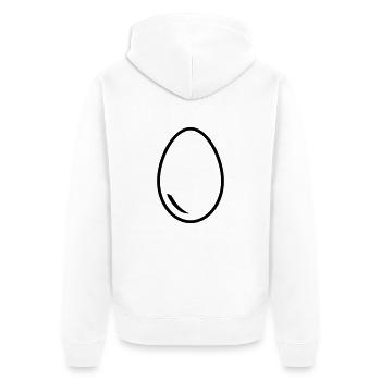 L'assurance-emploi - Veste à capuche bio Premium Unisexe - blanc - Dos - Thijin (182cm)