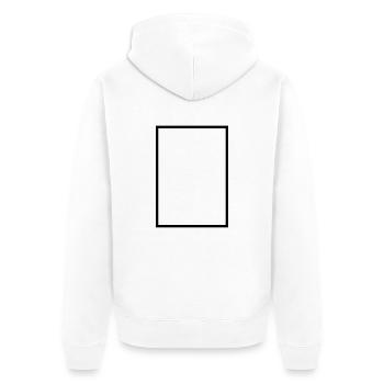 Mathématiques - icône rectangle - Veste à capuche bio Premium Unisexe - blanc - Dos - Thijin (182cm)