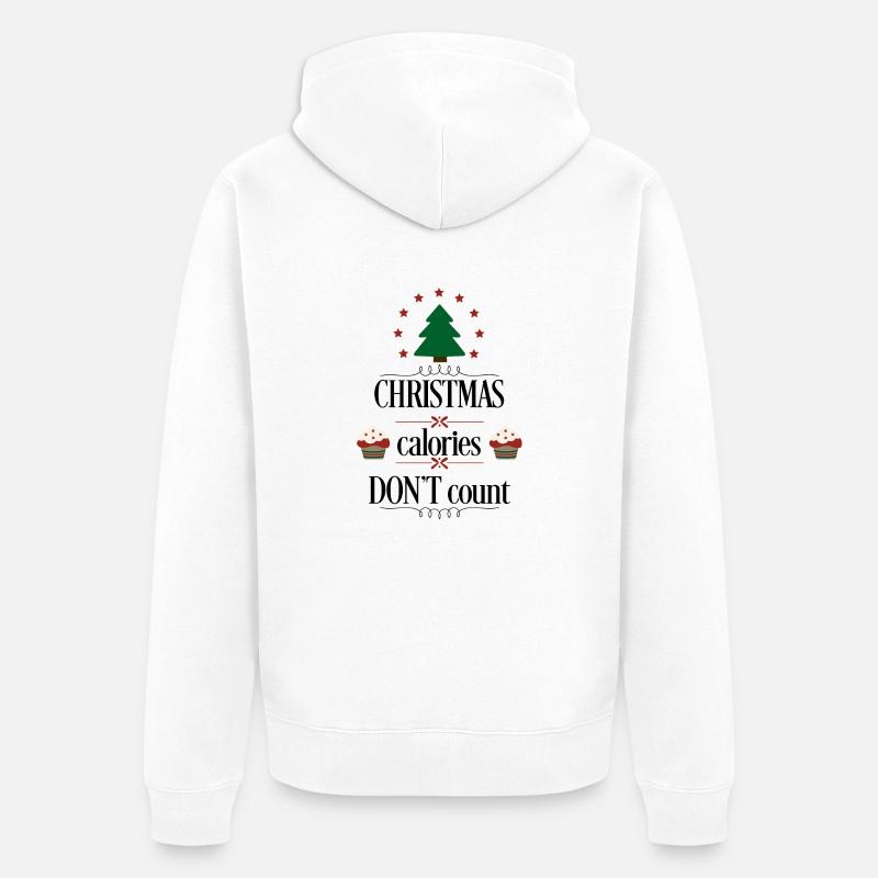 Noël - Veste à capuche bio Premium Unisexe - blanc